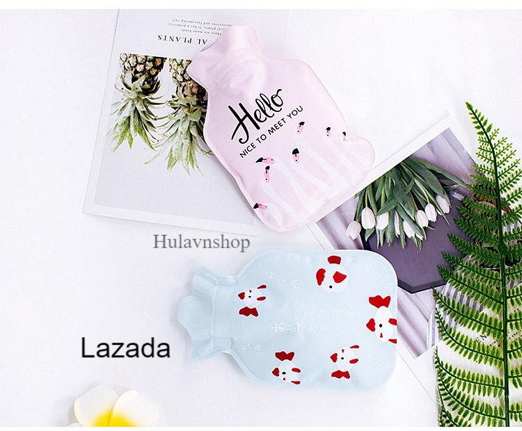 Túi sưởi mini nước nóng 3 lớp chọn mẫu