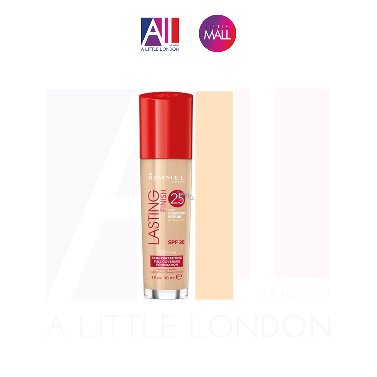 Kem nền Rimmel Lasting Finish 35 Hour Foundation - 100 Ivory (Bill Anh)