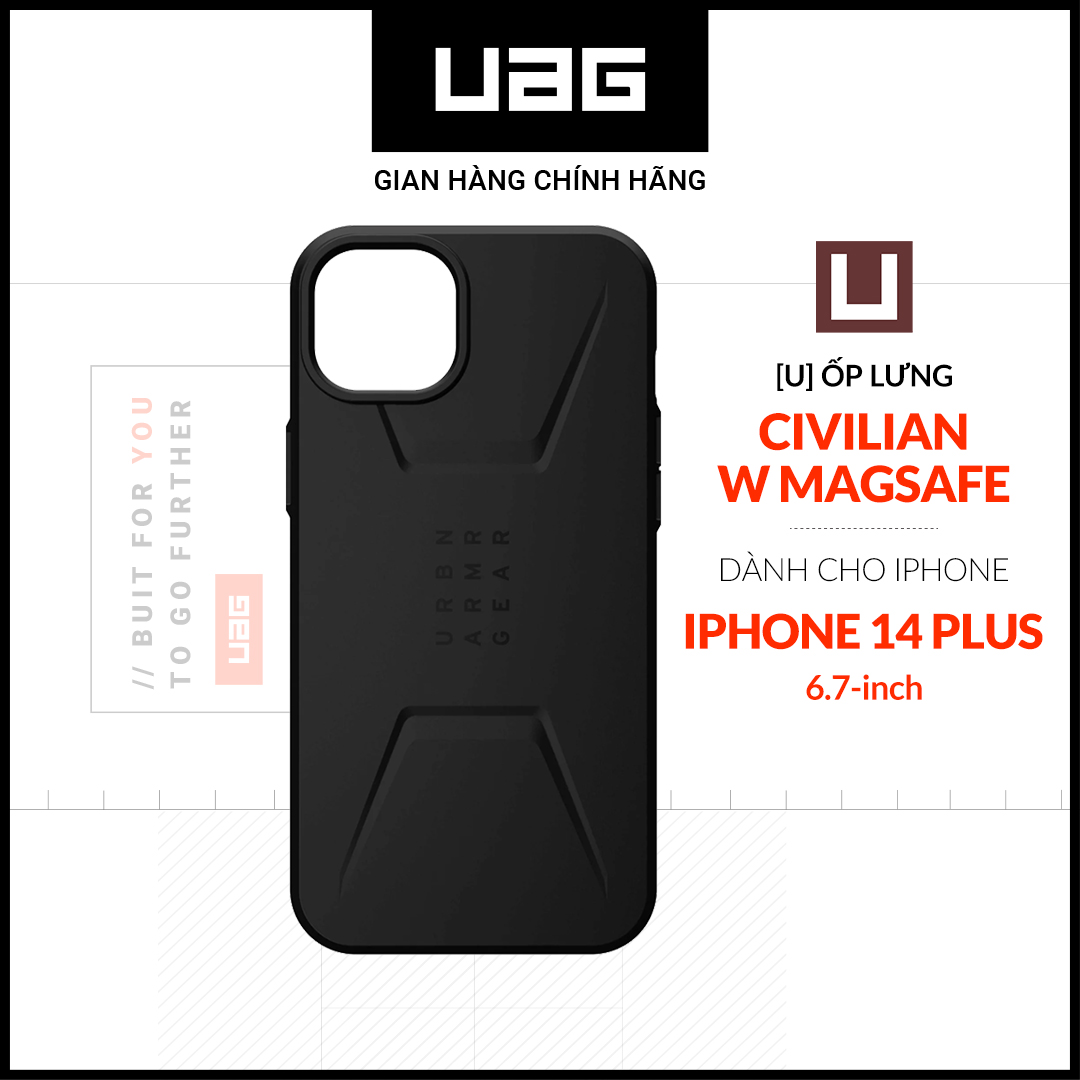 Ốp Lưng UAG CIVILIAN W MAGSAFE Cho iPhone 14 Plus [6.7 INCH]