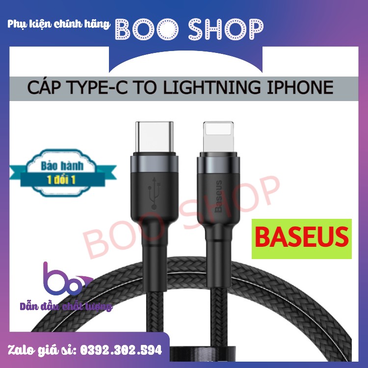 [ CHÍNH HÃNG ] DÂY SẠC , CÁP SẠC 18W TYPE- C TO LIGHTNING CHO IPHONE - BH 12 THÁNG