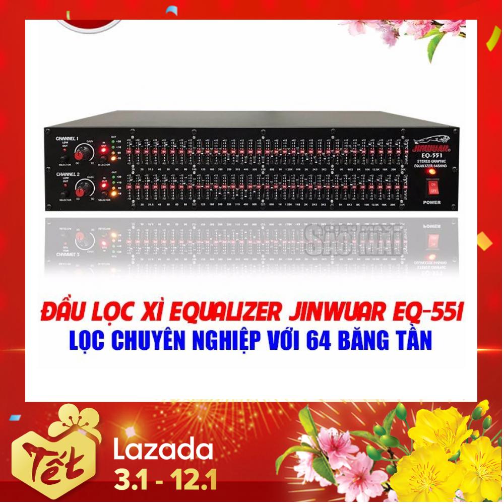 [ Sao Mai An Phú ] Đầu lọc xì Equalizer JINWUAR/JARGUAR EQ-551 ( đen )