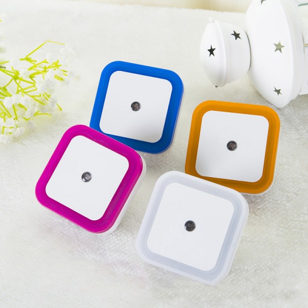 Bộ 2 đèn ngủ cảm biến ánh sáng tự động tắt mở Trắng Cam - Bộ 2 đèn ngủ cảm biến ánh sáng