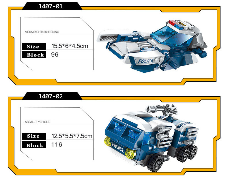 Đồ chơi cho bé  , Lắp ráp mô hình robot đồ chơi POLICE Cao 29 cm - robot biến hình  Bằng nhựa ABS an toàn