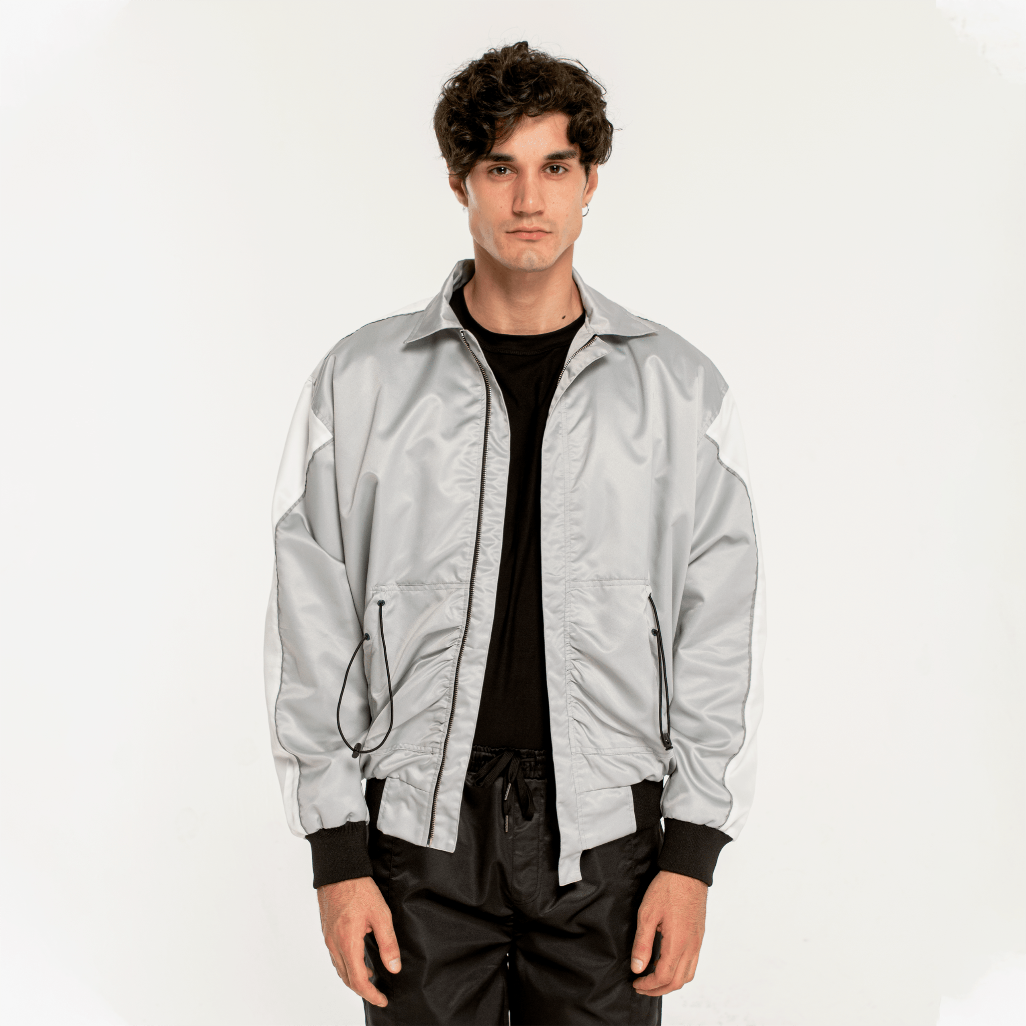 FOMO Áo khoác dù Unisex DRAWSTRING JACKET