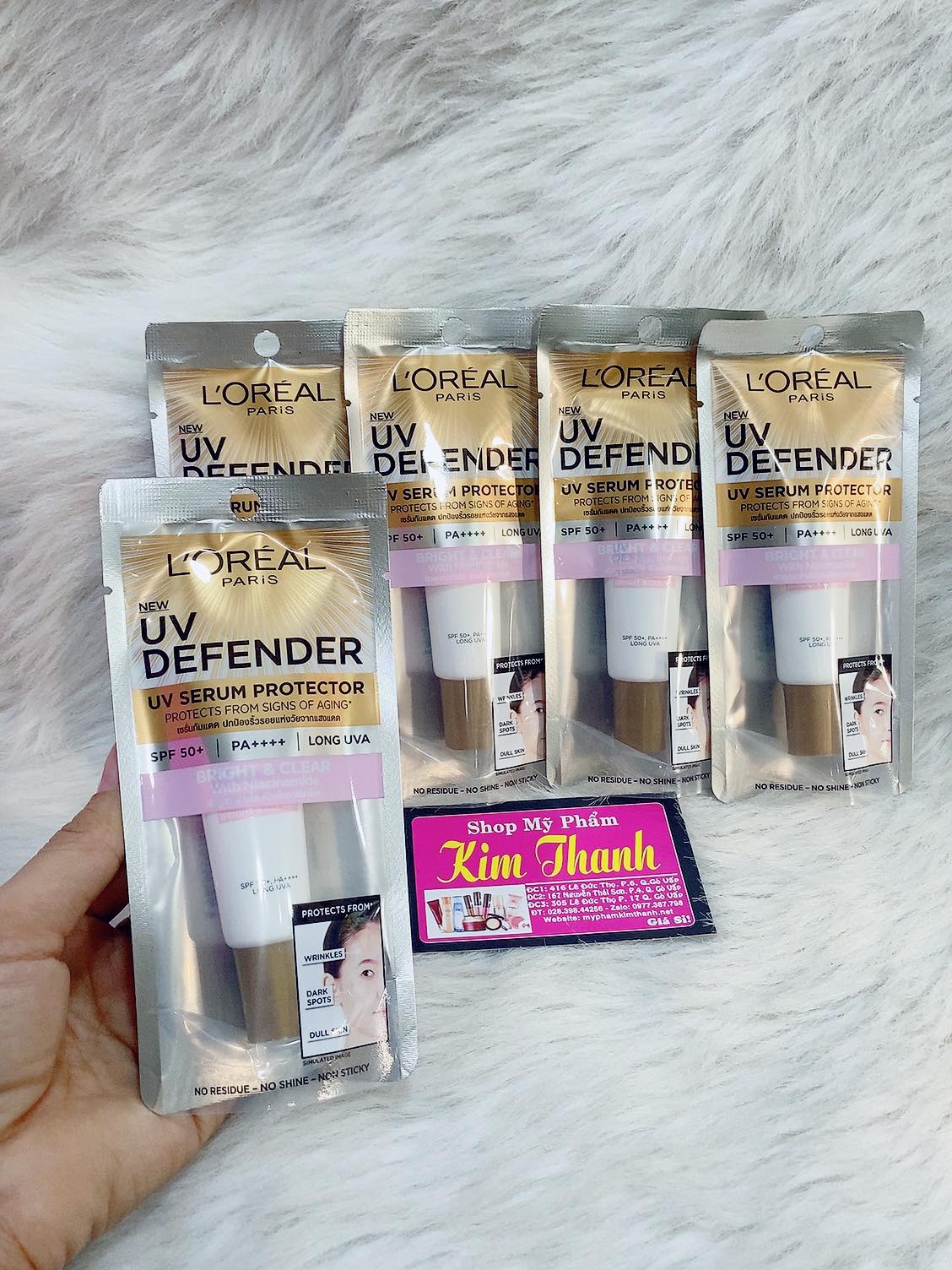 🎁(Tuýp mini dùng thử) Kem chống nắng Loreal UV Defender SPF50+ PA++++ 15ml