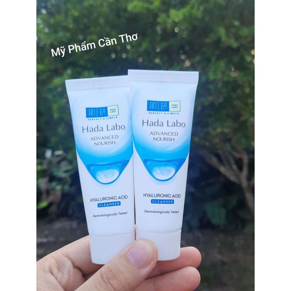 (Hàng dùng thử -15g ) Combo 3 tuýp Sửa rửa mặt Hada Labo Advanced Nourish 15g