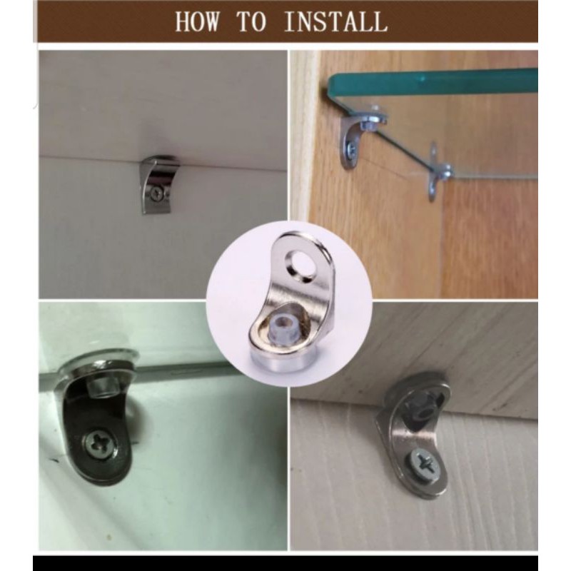 [HCM]Eke kính  đỡ kệ compo 10 cái