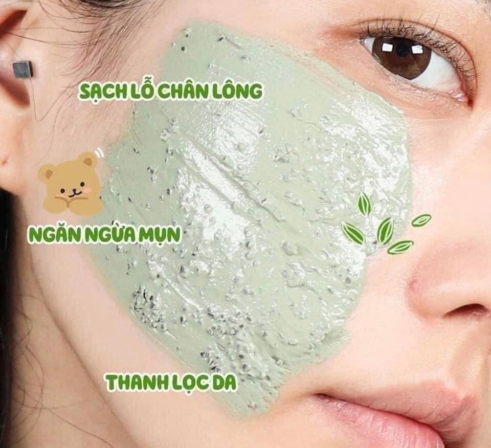 Mặt Nạ Đất Sét Bạc Hà Rau Má I’m The Real Sherk Pack - 110g