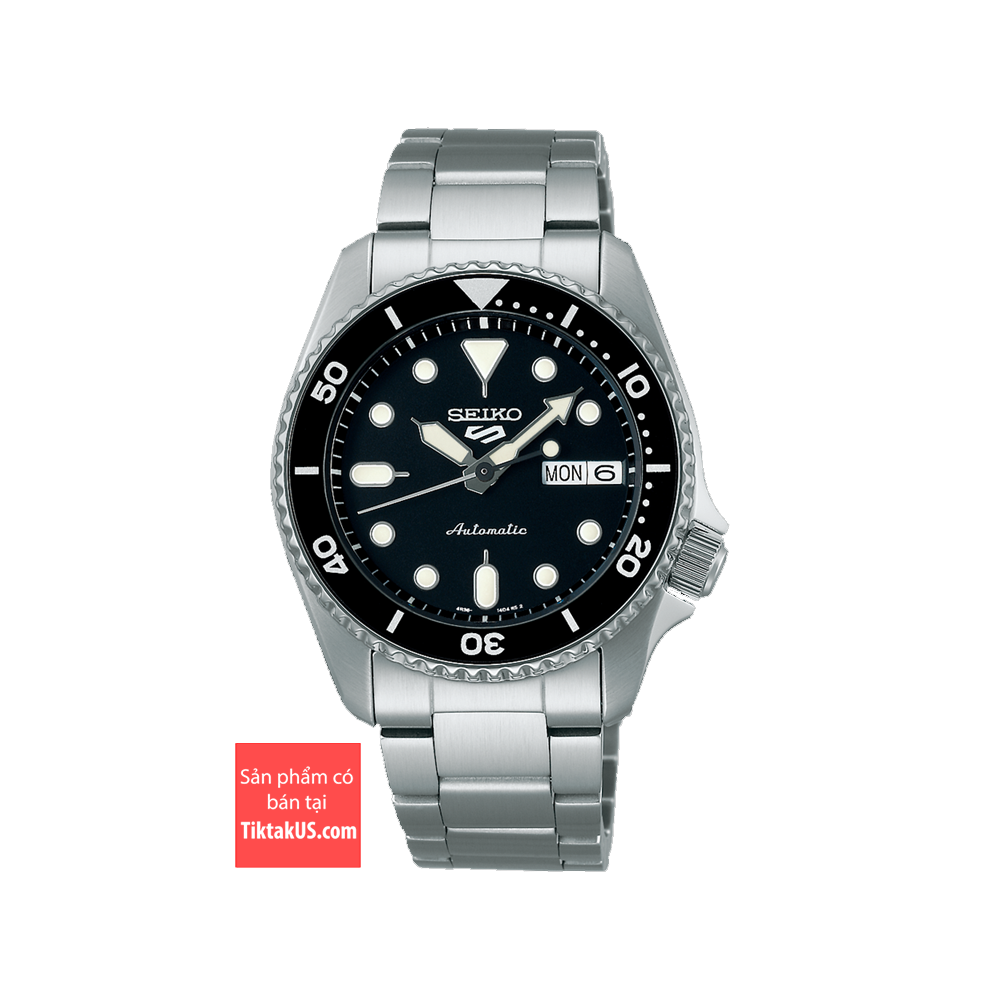 Đồng hồ nam Seiko 5 Sport 38mm SRPK29K1 automatic chống nước 100m size 38mm dây thép vỏ thép không gỉ 24 chân kính
