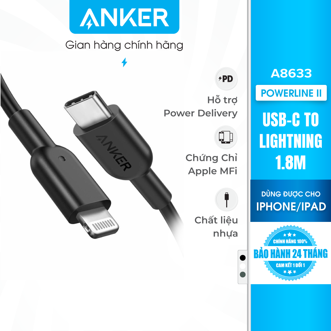 当店一番人気 Anker PowerLine +II USB-C to 1.8m ブラック discoversvg.com