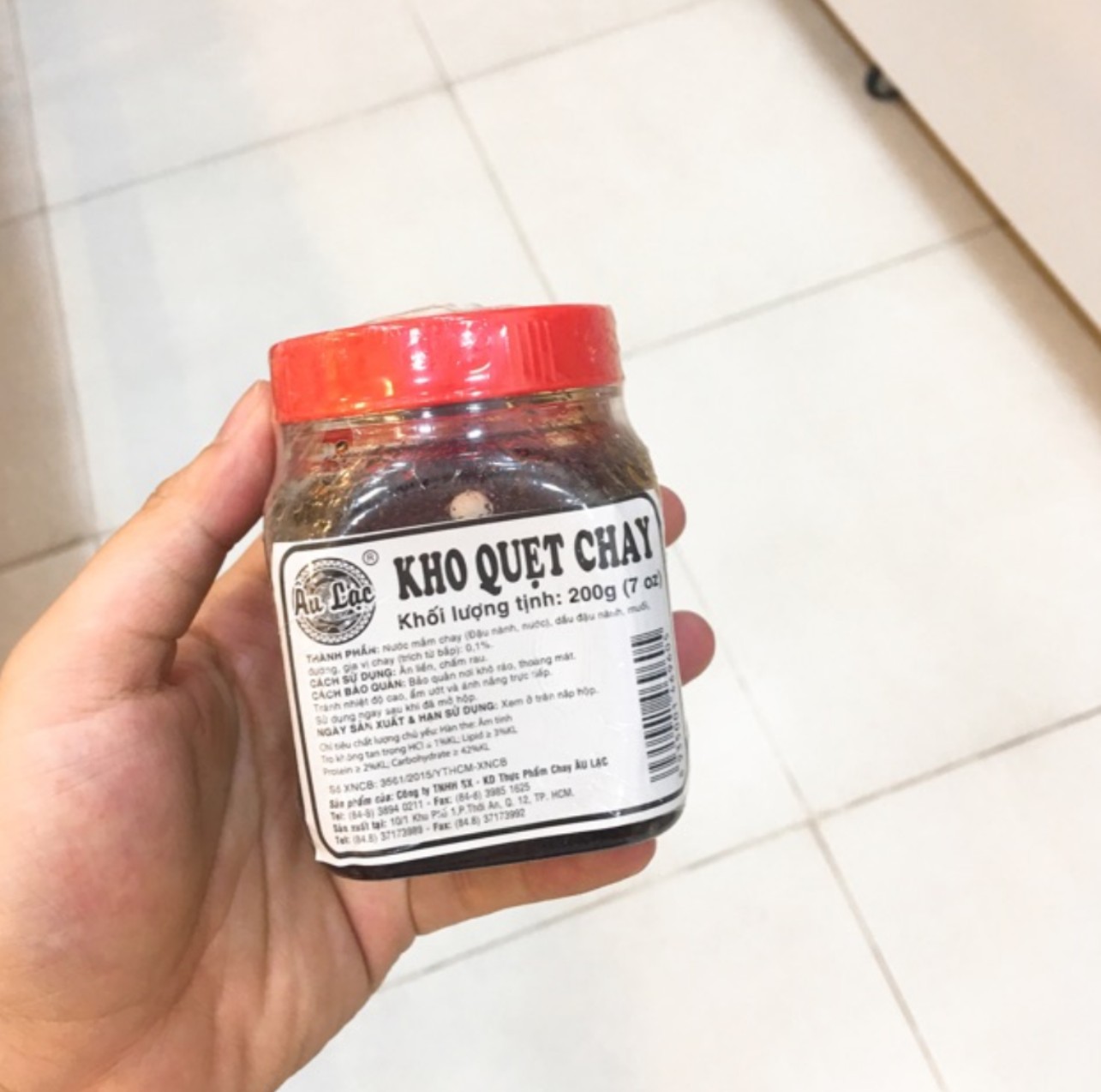 KHO QUẸT CHAY ÂU LẠC 200G