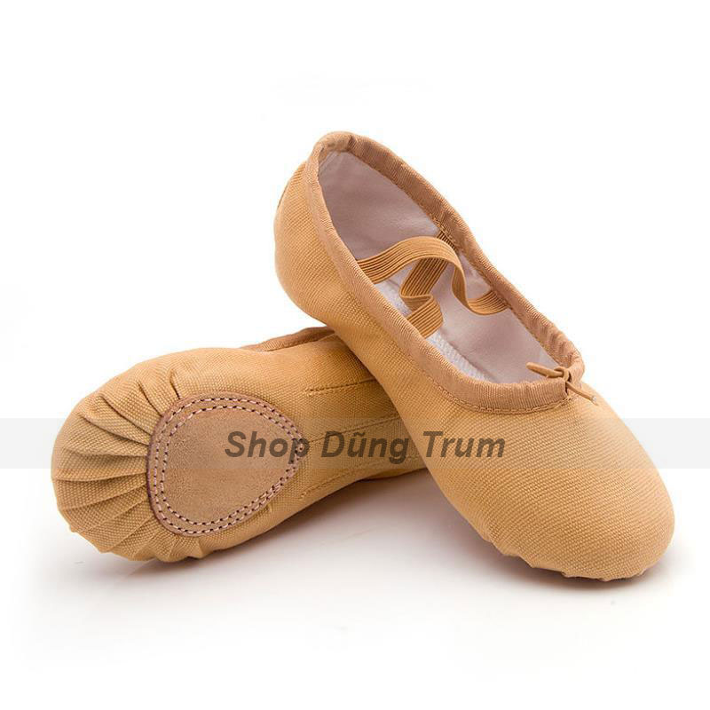 Giày bale múa, giày ballet màu da lạc đà