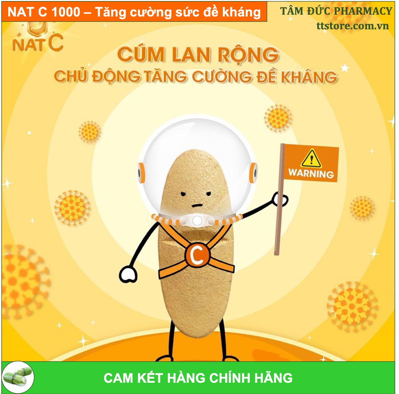 [HCM]NAT C 1000 - Mega We Care [Hộp 60 viên]