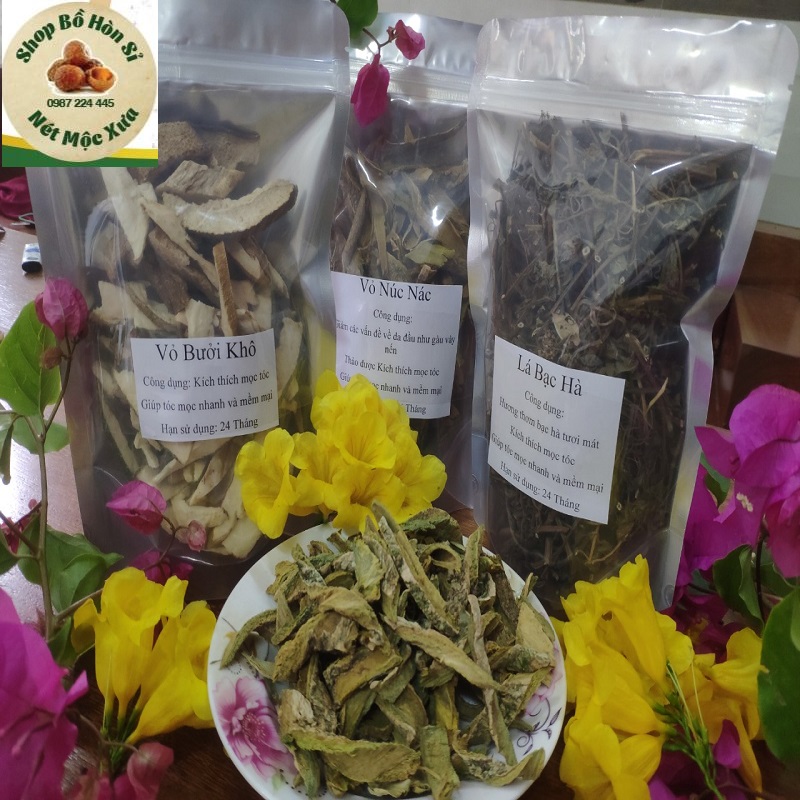Vỏ Bưởi Khô Gội Đầu 100g