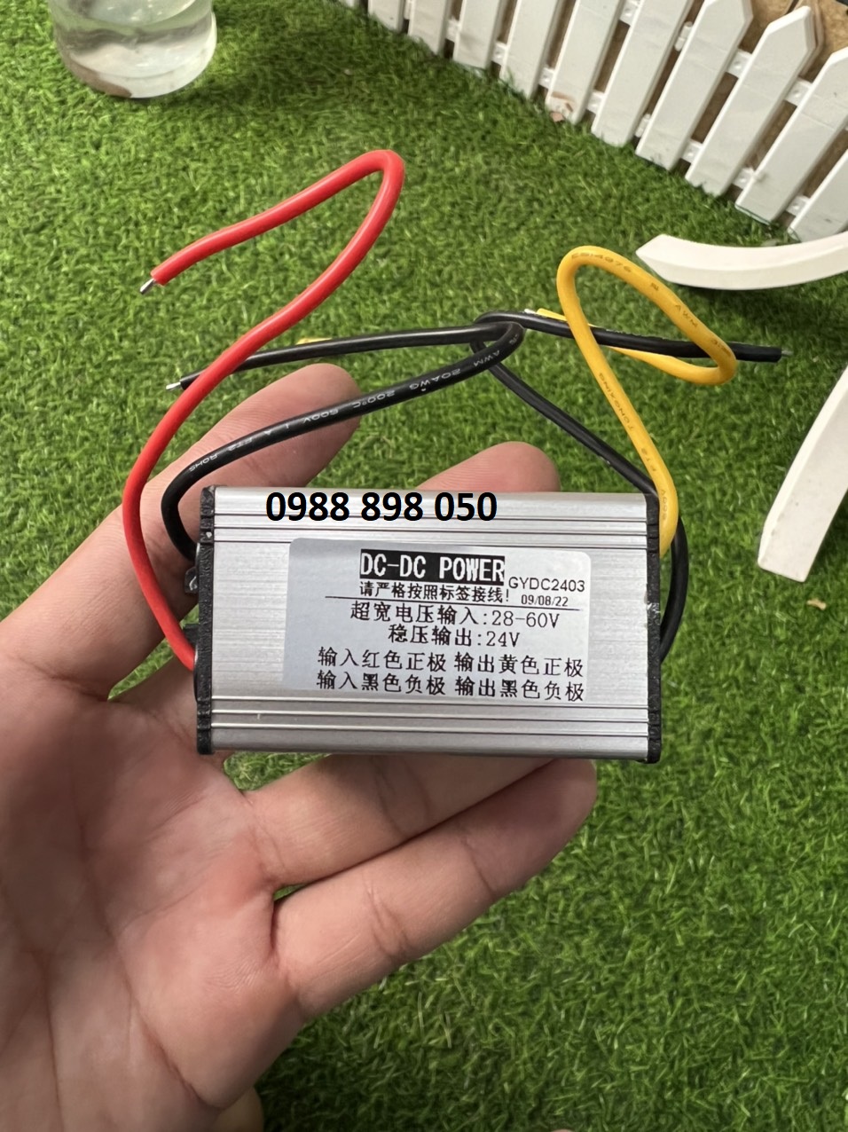 Bộ hạ áp điện dc 48v, 60v xuống 24v