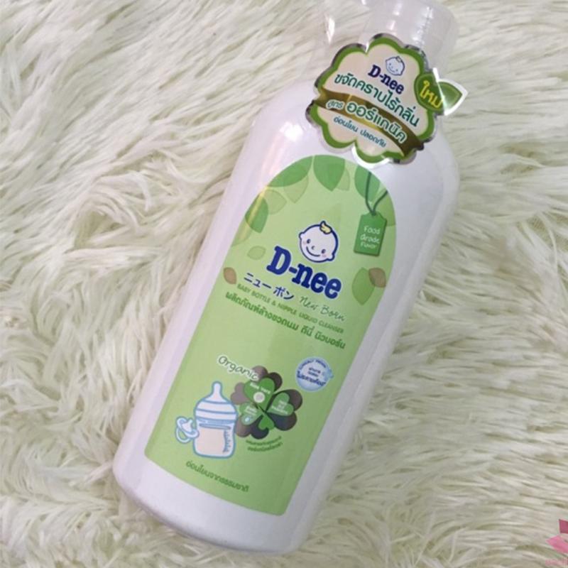 Nước rửa bình sữa và rau quả Dnee chai 620ml TẶNG 1 cọ rửa bình sữa màu ngẫu nhiên