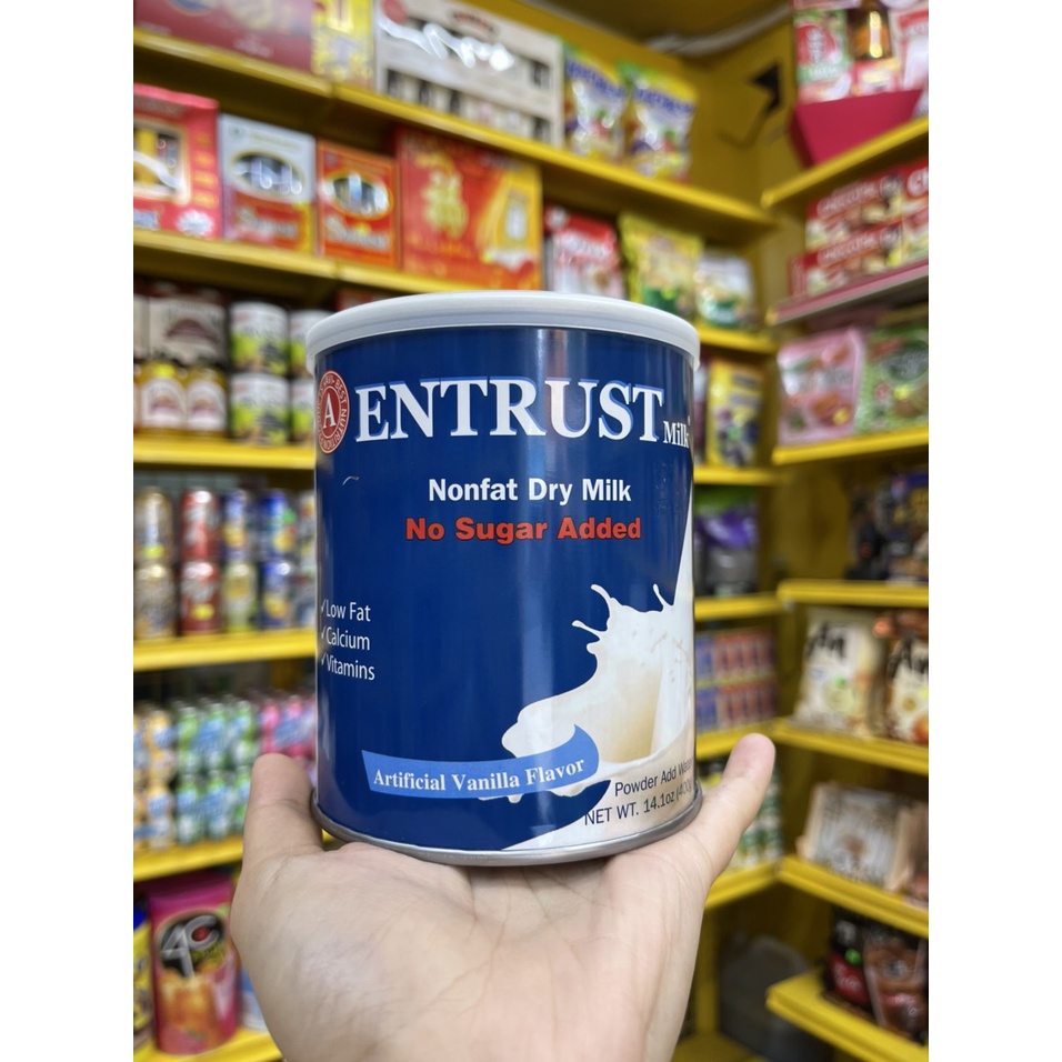 [HSD 2028] Sữa Bột Tiểu Đường ENTRUST 400G - Hàng Mỹ Nhập Khẩu