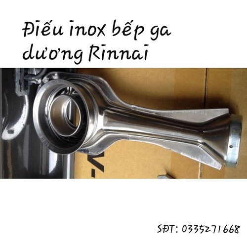2 ống điếu bếp ga Rinai RV365, RV367, RV377, RV460, RV660, RV860, RV960,RV970
