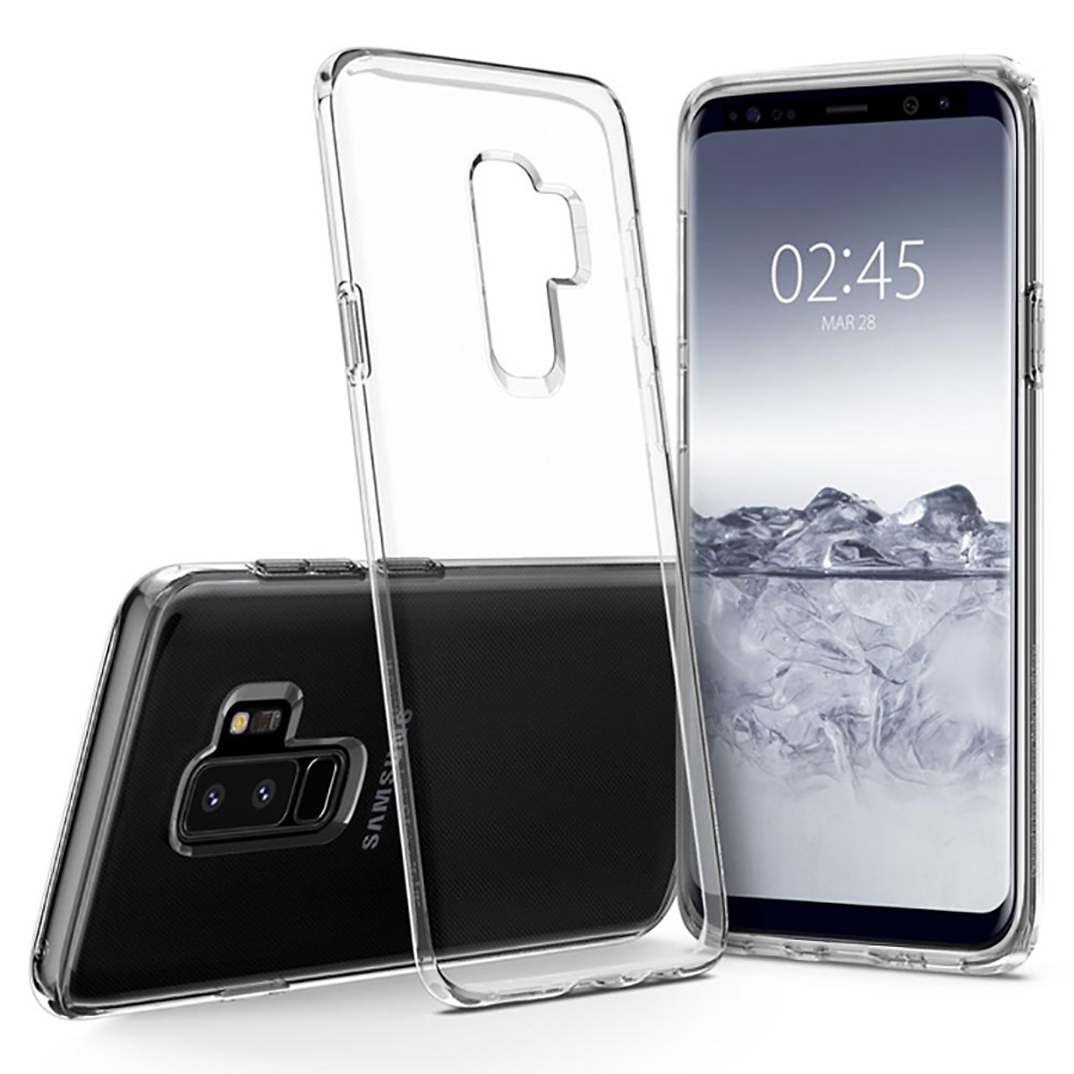 Ốp lưng dẻo trong suốt cho Samsung Galaxy S9 Plus (Loại A+ Chống bẩn, chống ố vàng)