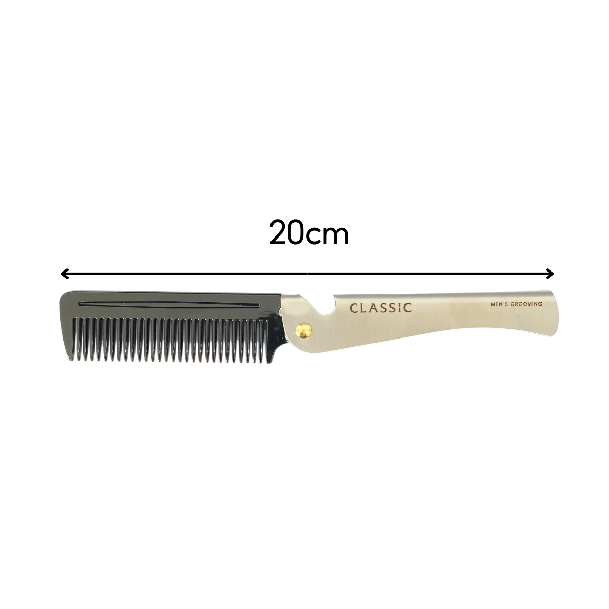 Lược Gấp Nhôm Classic Men Pocket Comb