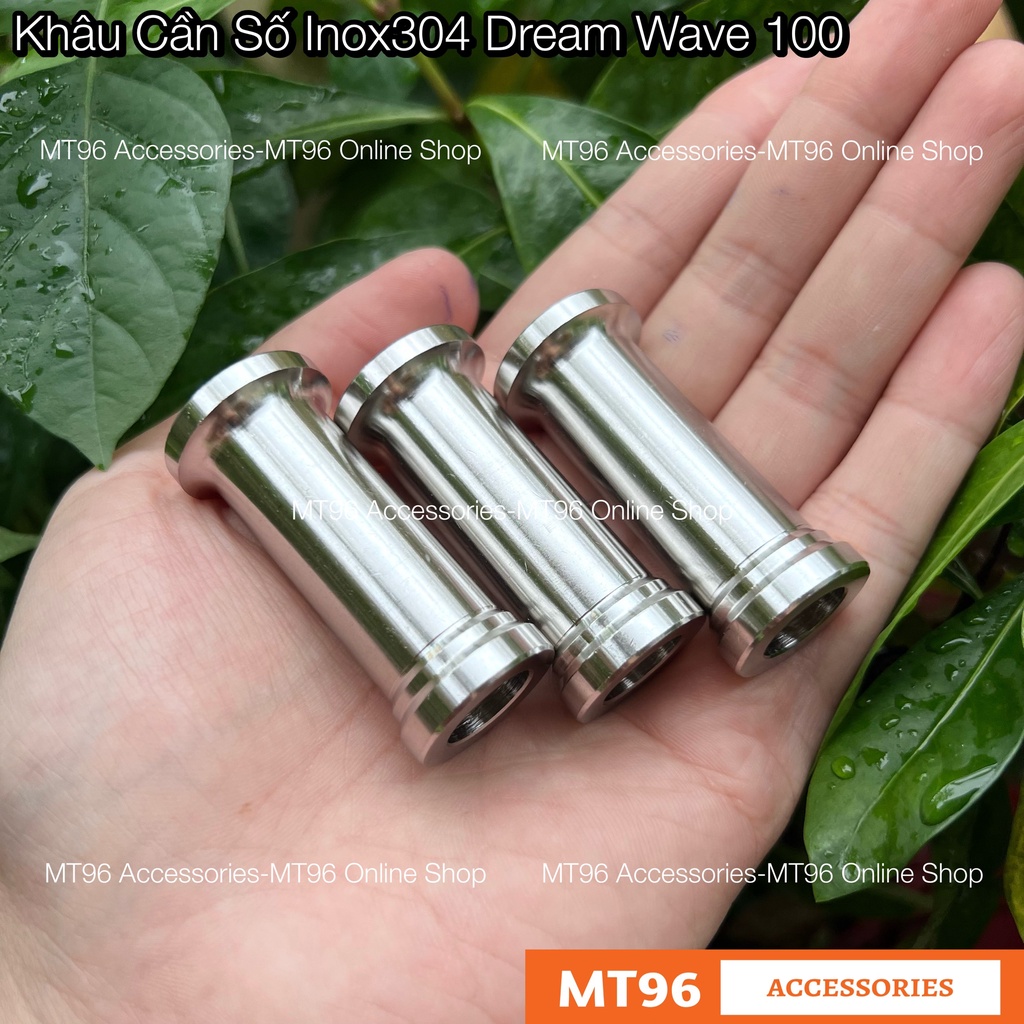 Khâu cần số inox gắn dream wave 100 chuẩn inox304