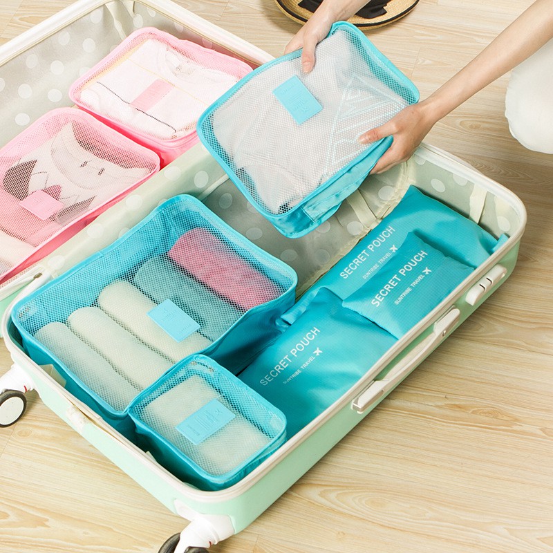 [HCM]Túi Chống Thấm Đựng Đồ Cá Nhân Du Lịch - Bộ 6 cái