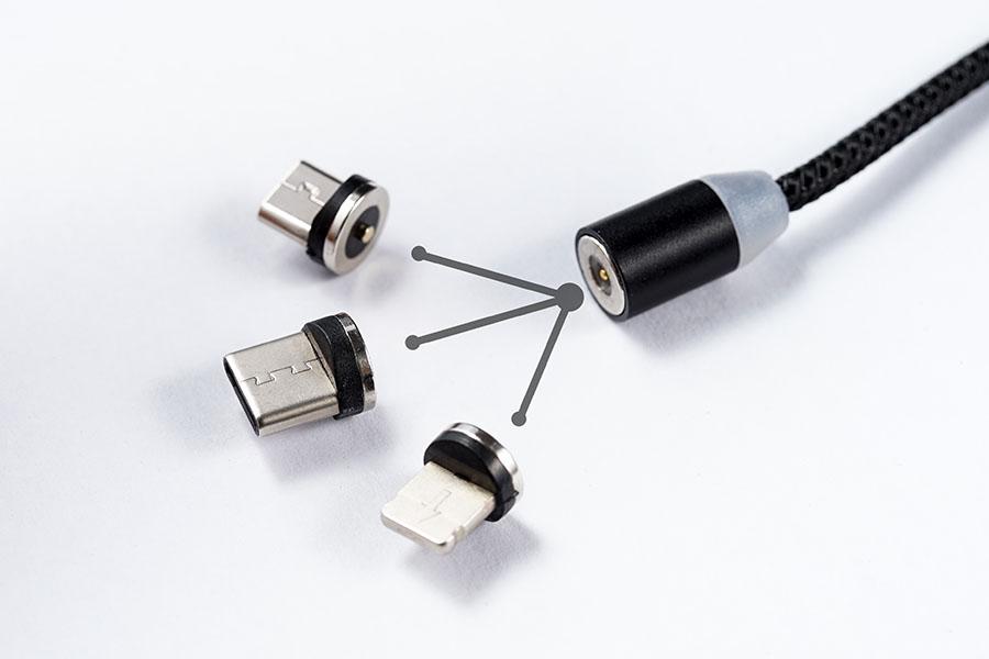 CÁP SẠC TỪ HÍT NAM CHÂM DÂY DÙ 3IN1