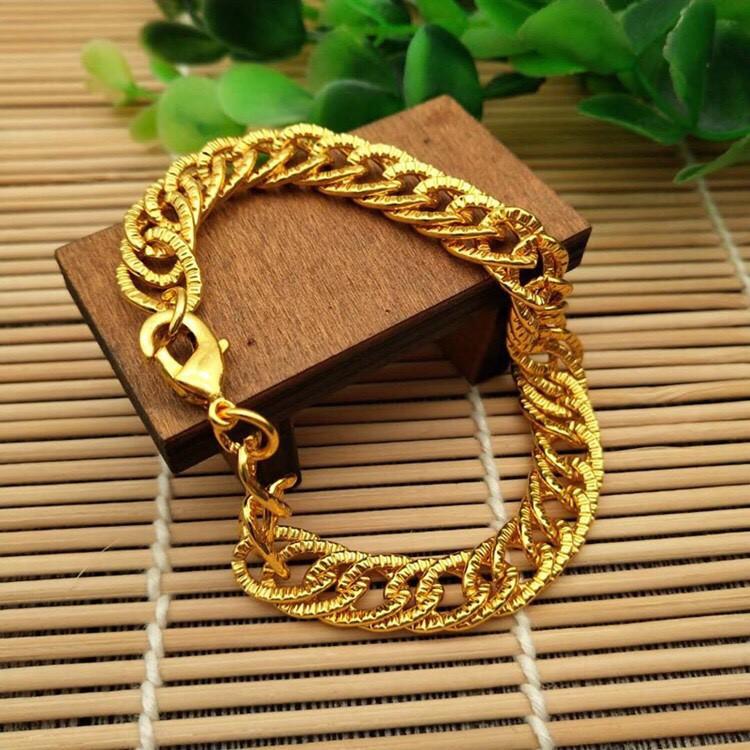 [Lấy mã giảm thêm 30%] Lắc tay mạ vàng Bracellet SC8458