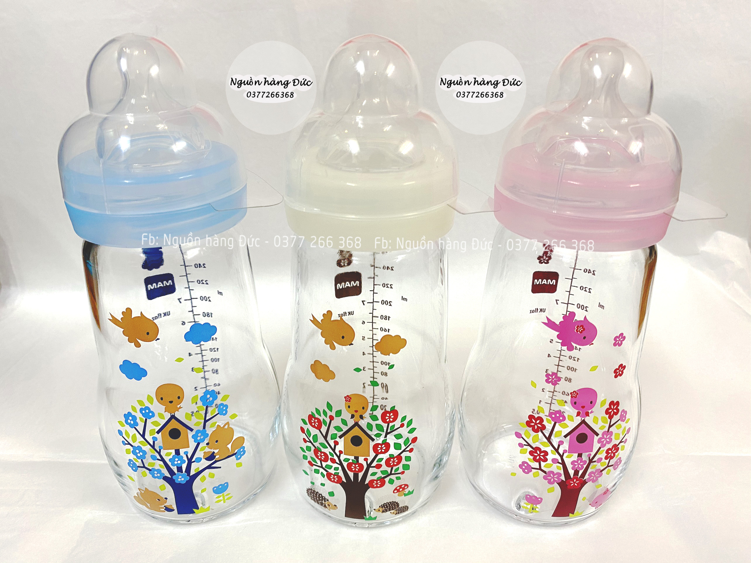 BÌNH SỮA MAM ĐỨC 130ML- 160ML -260ML -320ML - NGUỒN HÀNG ĐỨC