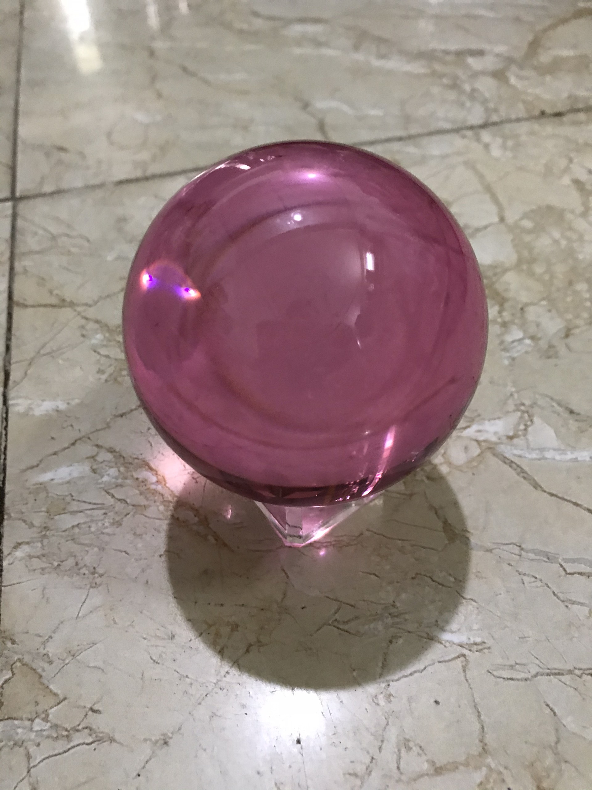 QUẢ CẦU PHONG THỦY PHA LÊ 8CM