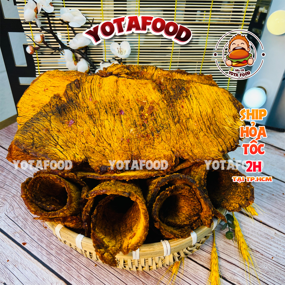 Khô bò miếng loại 1 ( Thơm ngon - đặc biệt ) Yotafood - 500Gr