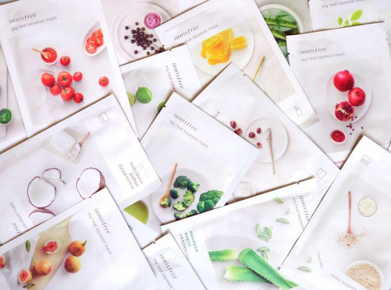 Mặt Nạ Dưỡng Da Hàn Quốc InnisfreeMask - Mặt Nạ Cấp Ẩm Dưỡng Da Làm Trắng Sáng Mịn Chống Oxy Hoá Cho Mọi Loại Da