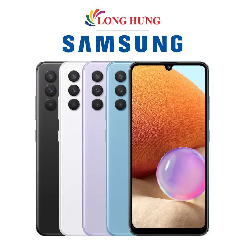 [Trả góp 0%] Điện thoại Samsung Galaxy A32 (6GB/128GB) - Hàng chính hãng - Màn hình 6.4inch Super AMOLED FHD+ bộ 4 Camera sau Pin 5000mAh