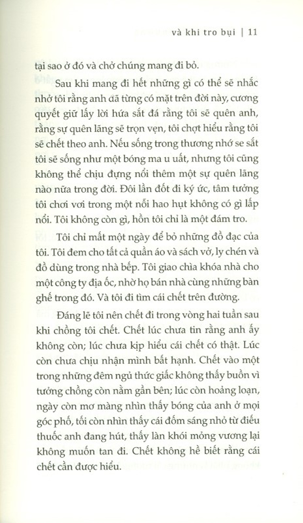 Và Khi Tro Bụi