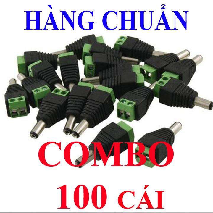 100 jack DC camera loại Vặn Vít, jack nguồn DC đực