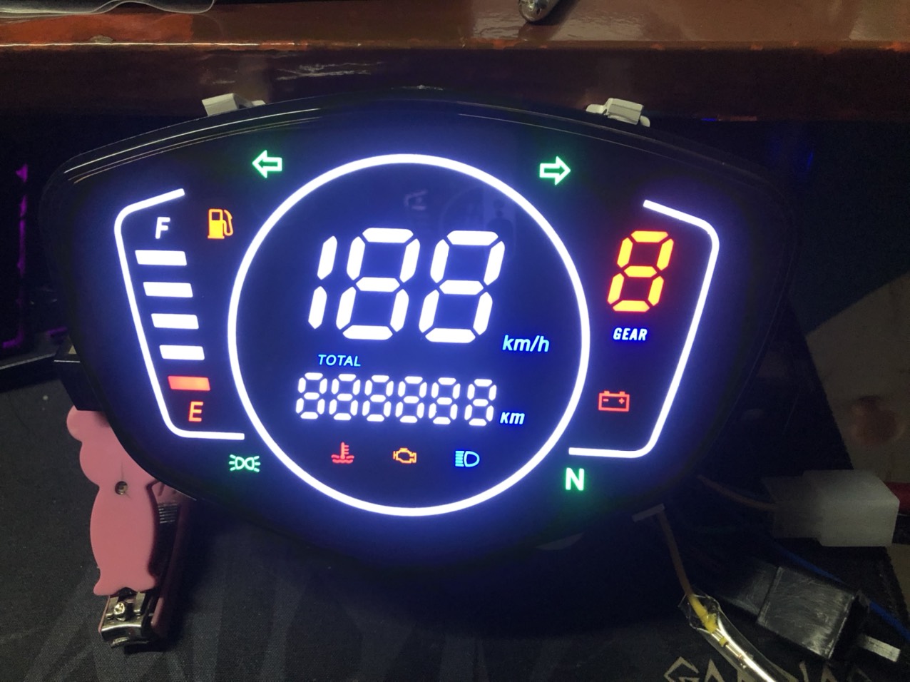 Đồng Hồ Lcd Full Led Cho Sirius Exciter 2006 - 2010 Spark (mẫu 2021)