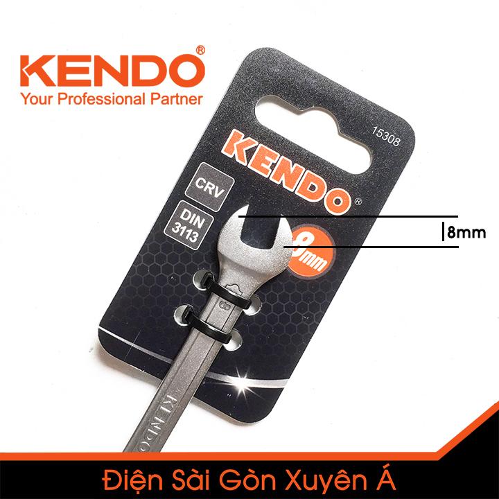 Cờ lê 2 đầu vòng miệng 8mm Kendo - KD15308