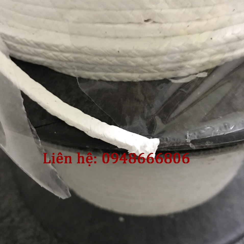 Dây tết chèn teflon, sợi teflon vuông kích thước 4x4