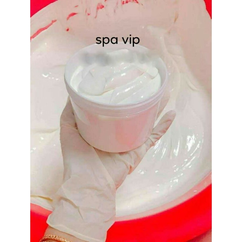 [HCM]kem dẻo siêu trắng spa màu trắng