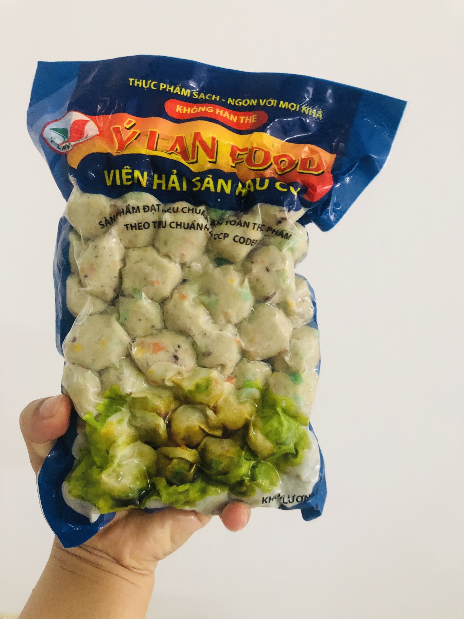 100g Viên hải sản rau củ