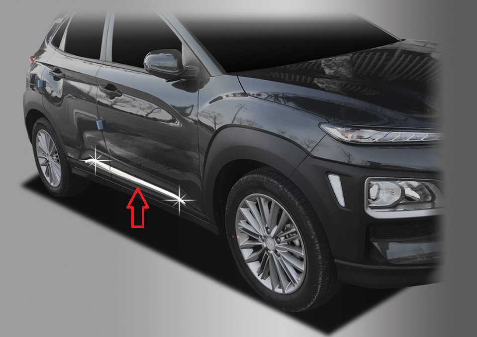 Nẹp sườn Kona, Nẹp hông Kona (Hàng Hàn Quốc Auto Clover Cao Cấp)