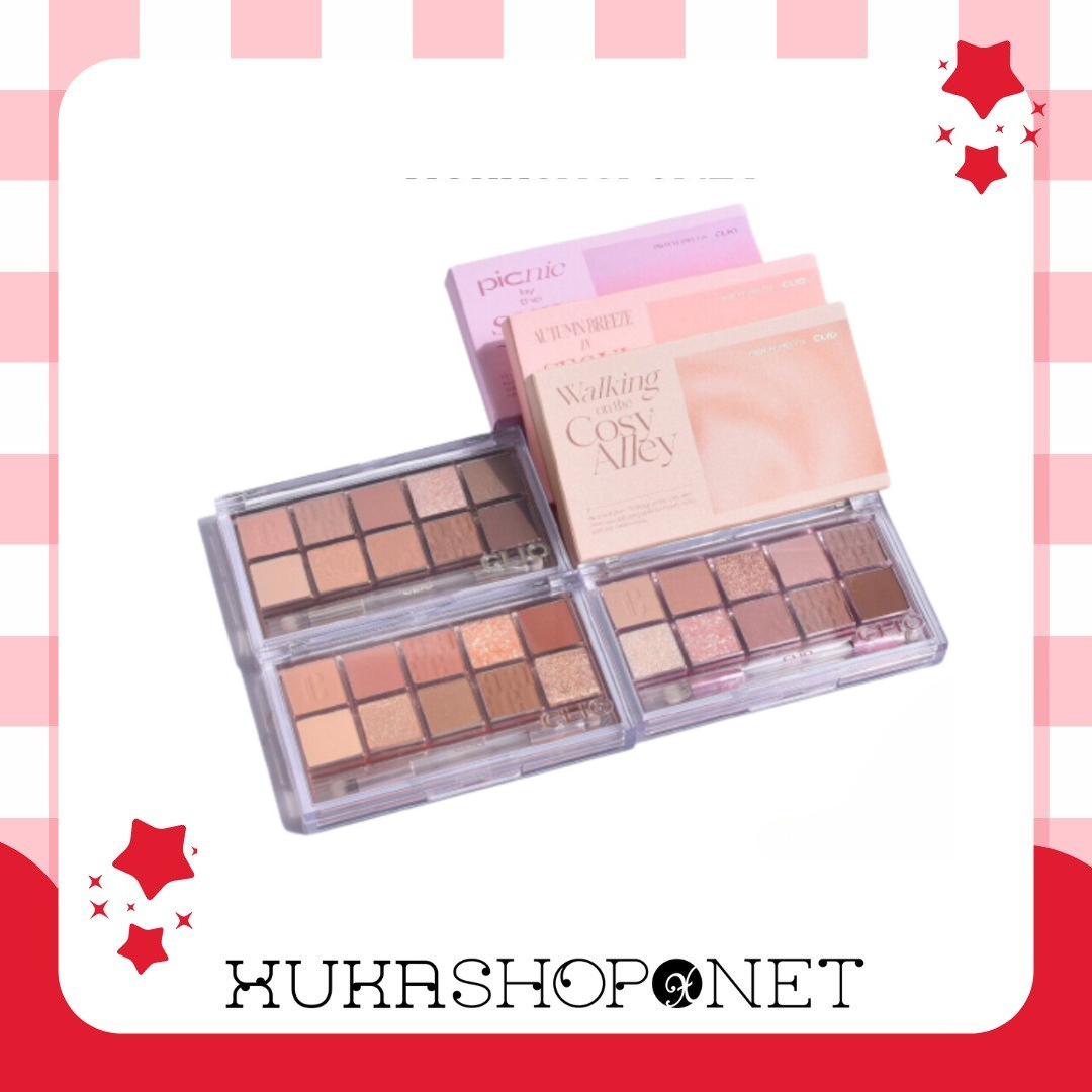 Bảng phấn mắt clio pro eye palette 10 tone màu 11, 12, 13, 14, 15