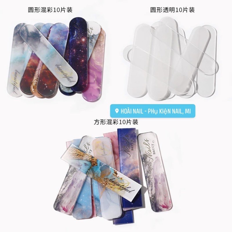 thanh gắn móng mẫu galaxy( gói 10c) phụ kiện nail