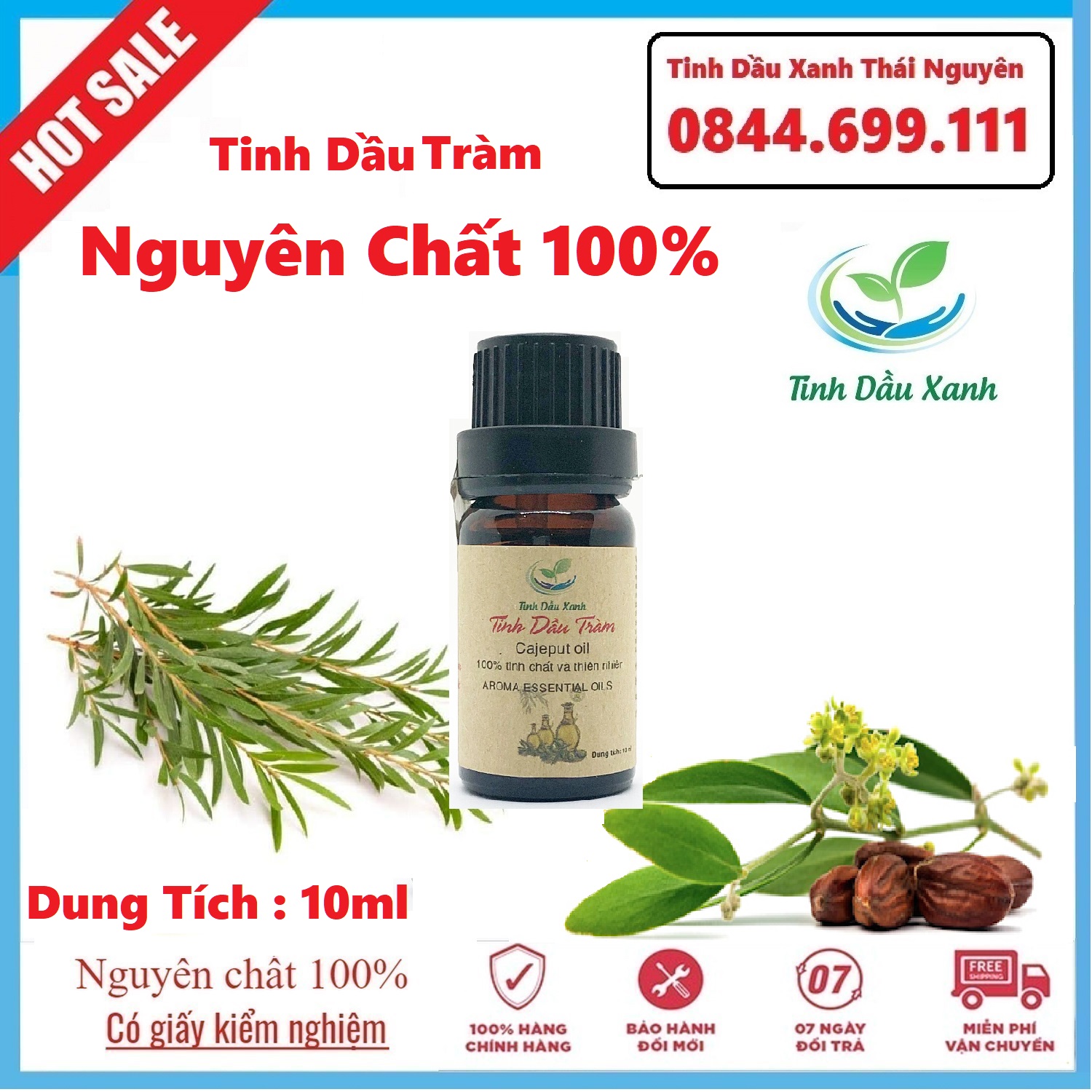 Tinh Dầu Tràm Nguyên Chất 10ml