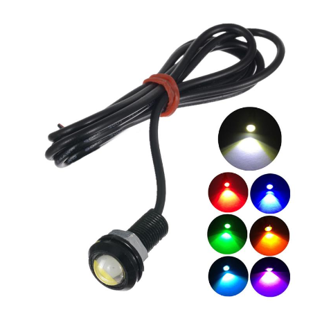 Đèn LED Xi Nhan Cúc Áo 12V 23MM Cho Xe Máy