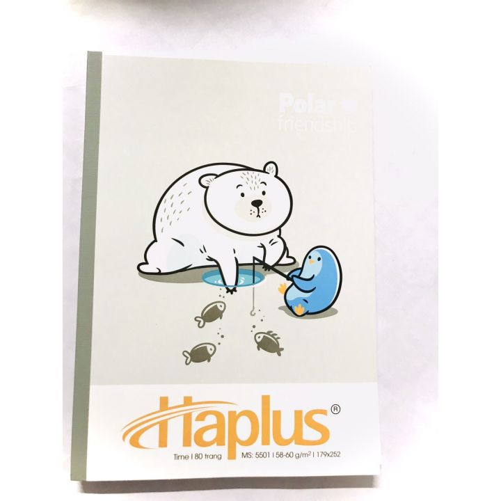 Vở kẻ ngang Haplus - Timer 80Tr Hải Tiến 5501