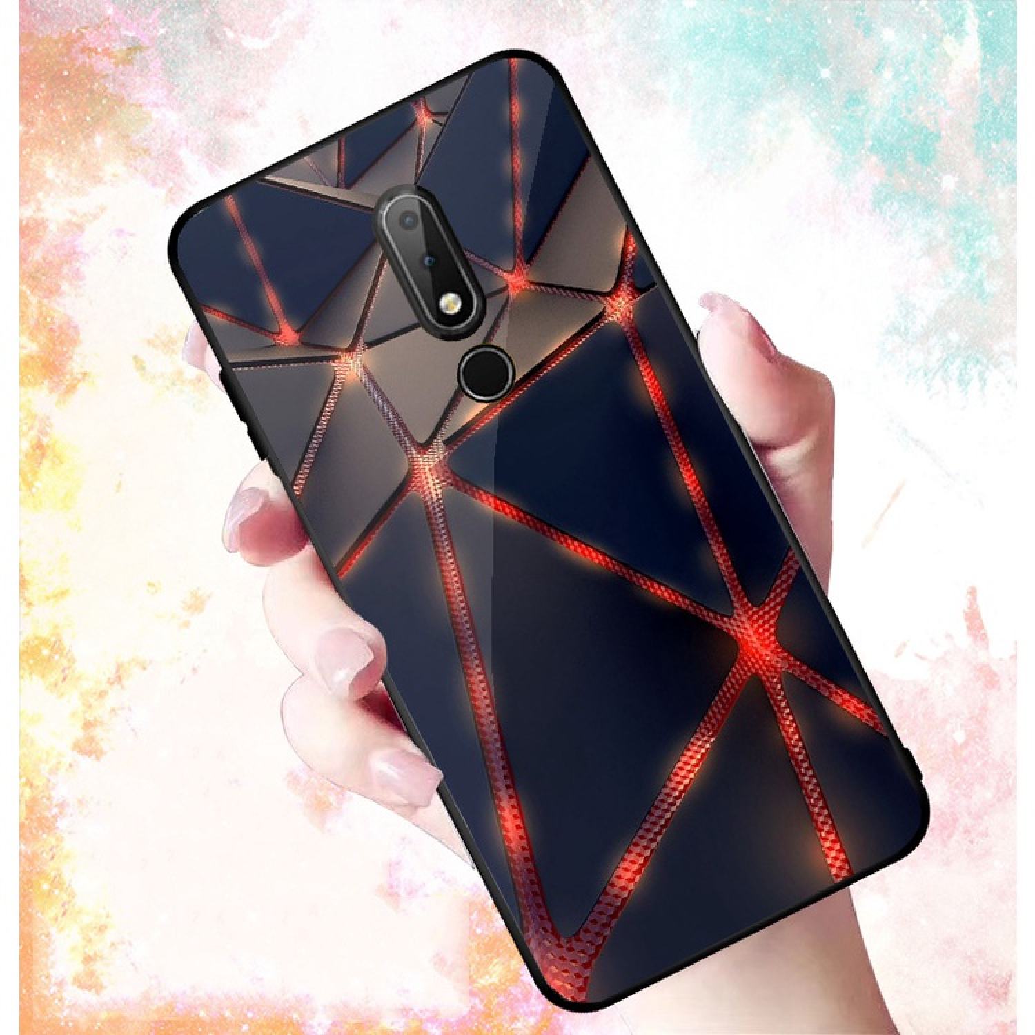 Ốp Lưng KÍNH BÓNG NOKIA 6.1 PLUS PHIÊN BẢN MỚI