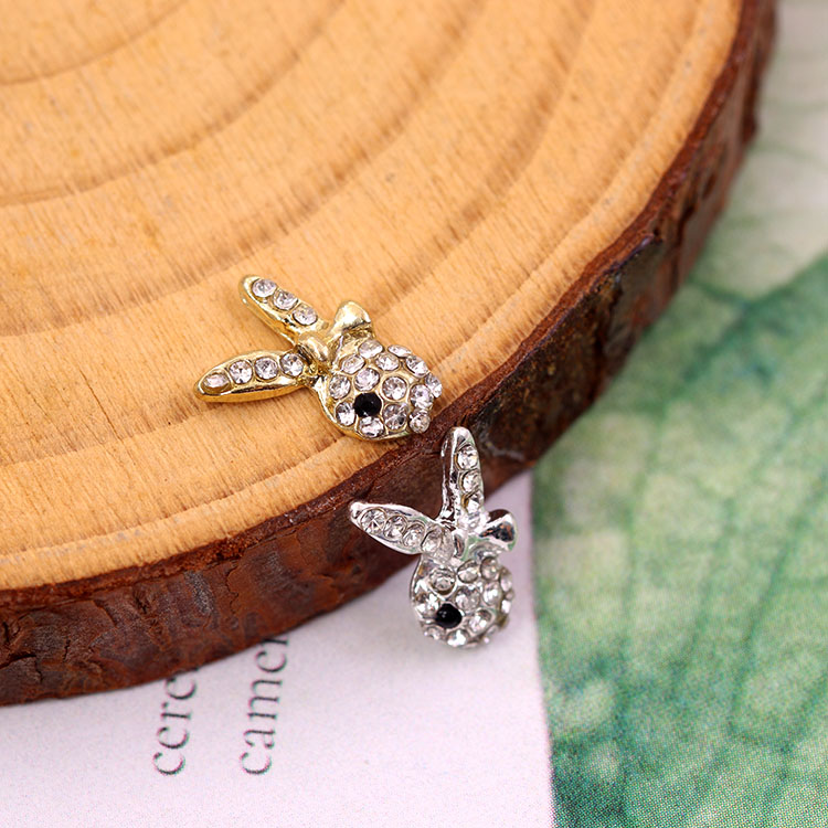 [Ảnh thật] Charm Đá Vàng Bạc Trang Trí Đính Móng 6B