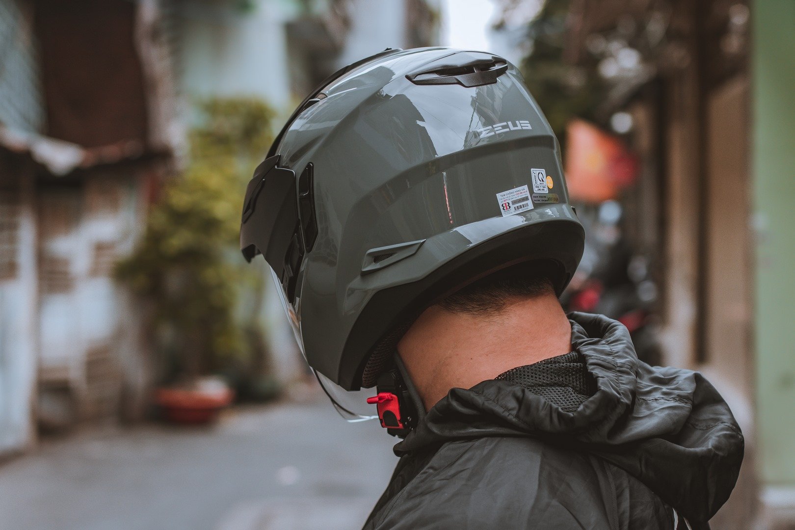 MŨ BẢO HIỂM ZEUS 613B - MÀU NARDO GREY