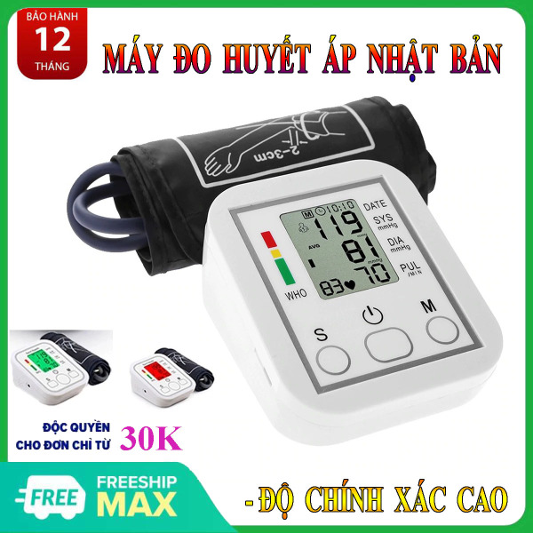 Máy đo huyết áp omron, của nhật , dùng cho gia đình, Máy đo huyết áp mini, cao cấp đến từ thương hiệu Arm Style TẶNG KÈM DÂY NGUỒN CỐC SẠC. cao cấp